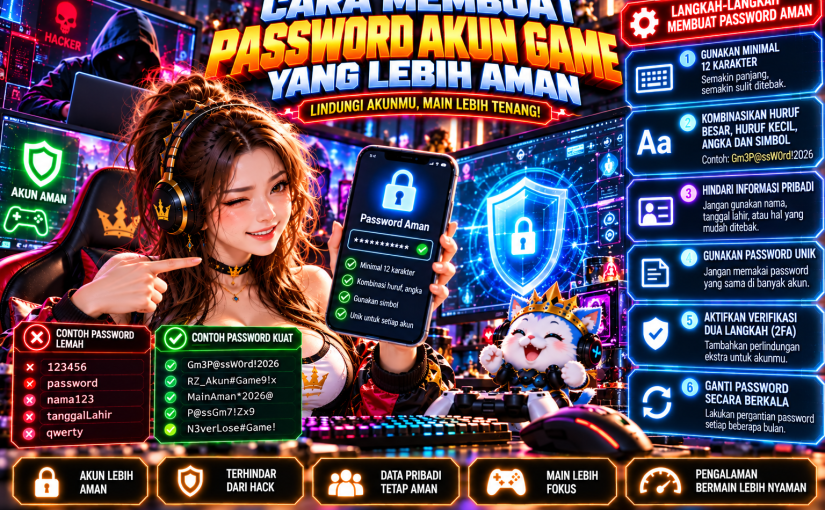 Cara Membuat Password Akun Game yang Lebih Aman